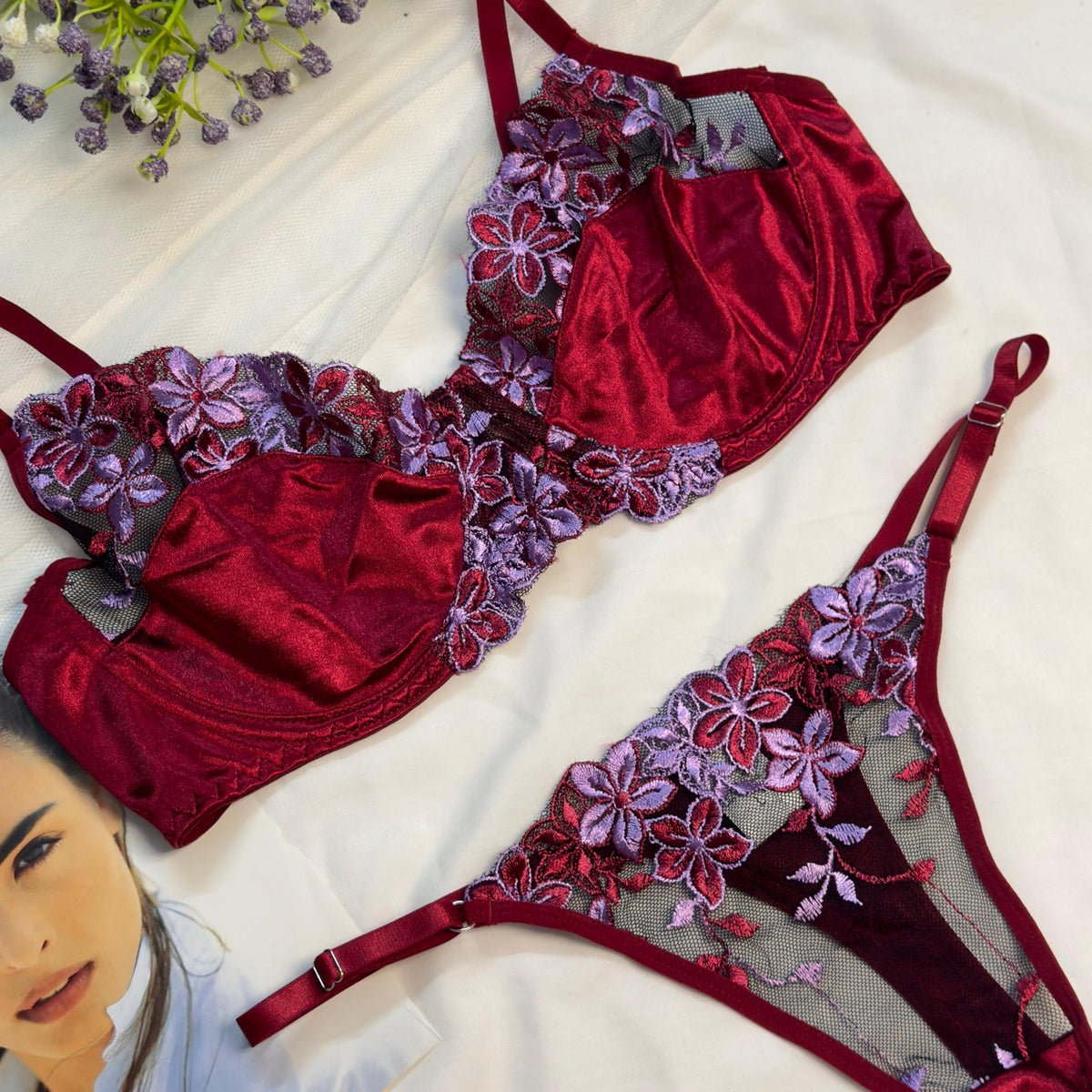 Silk Net Bra Set (Pack of 3)