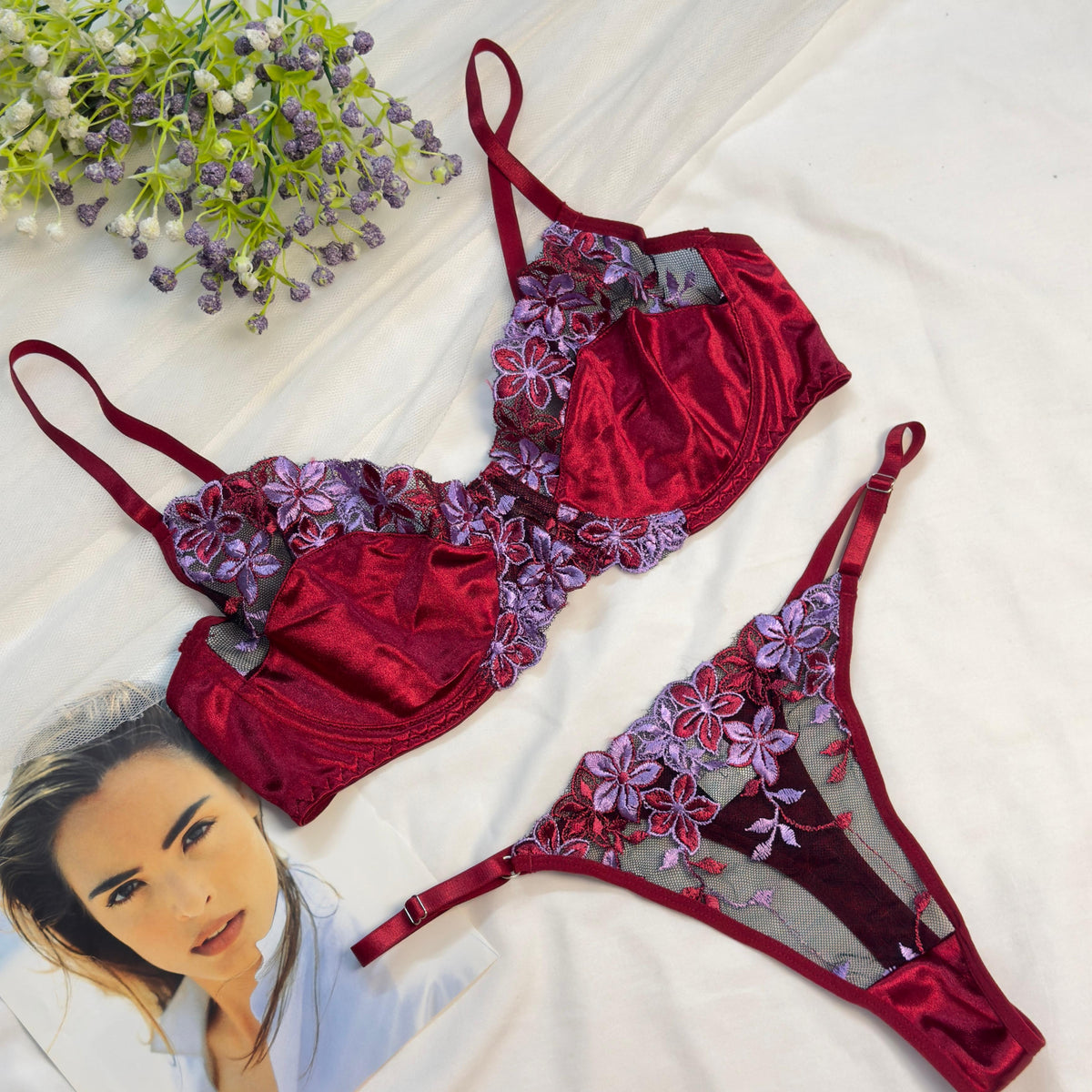 Silk Net Bra Set (Pack of 3)