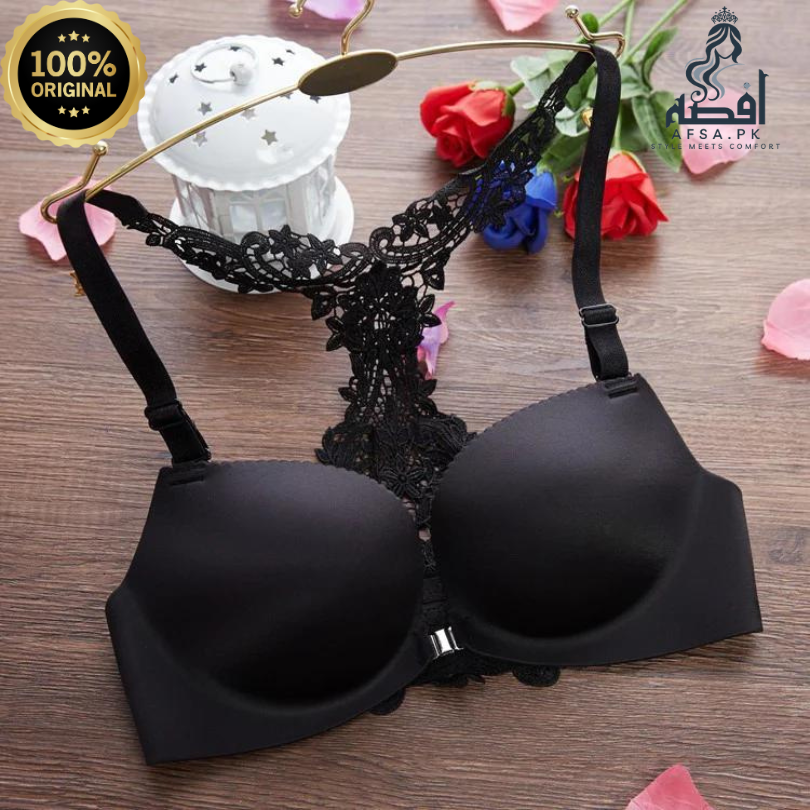 Front Open Butterfly Back Bra Set (Pack of 3)