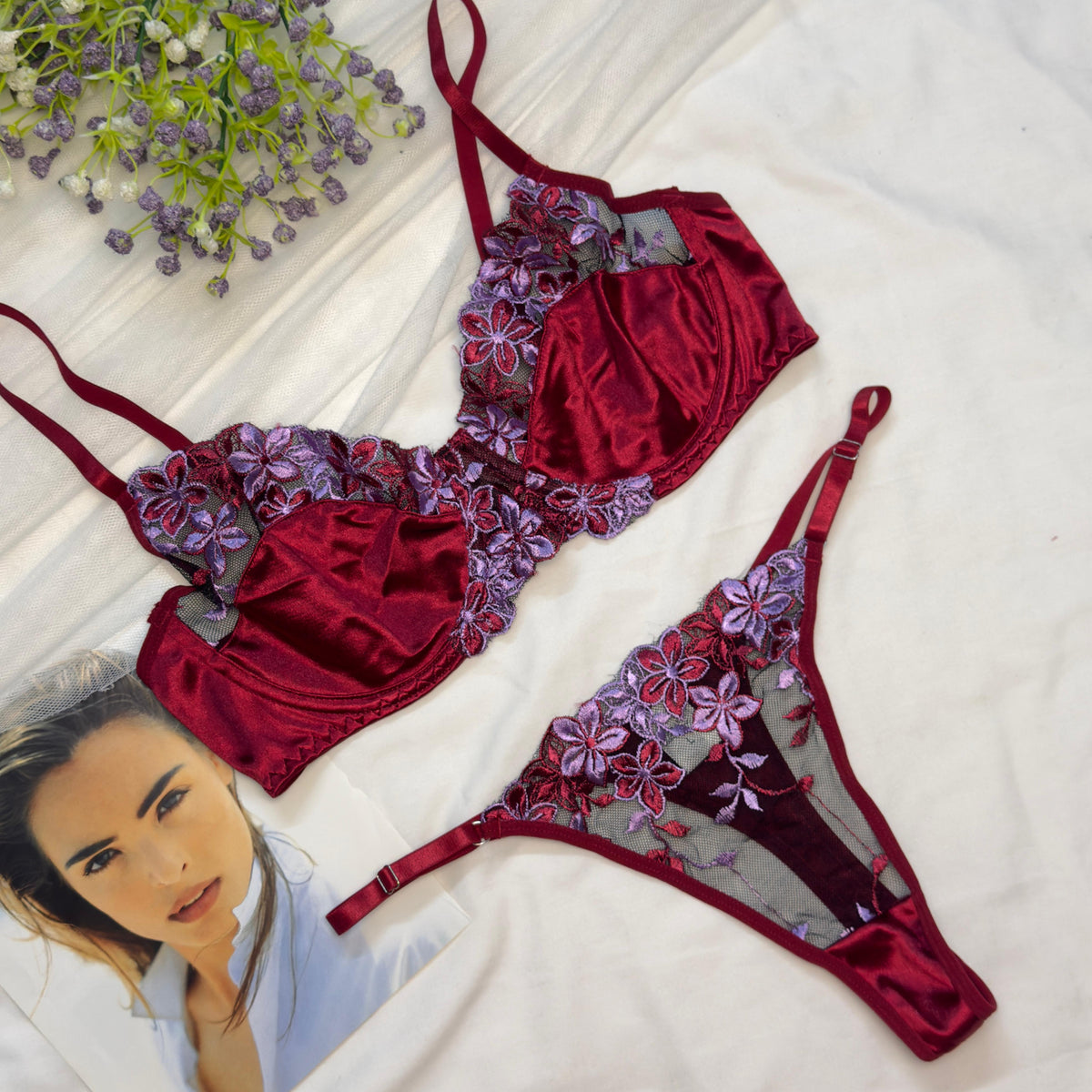 Silk Net Bra Set (Pack of 3)