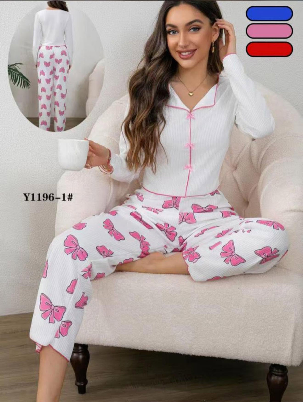 Cutest Bow Pajama Set