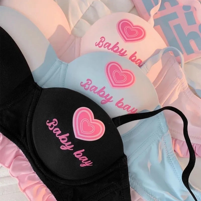 Cute Ruffle Lingerie Set (Pack of 3)