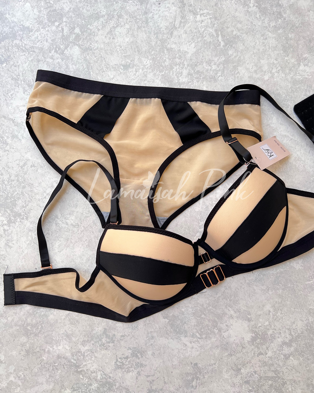 Buckle Style Bra Set