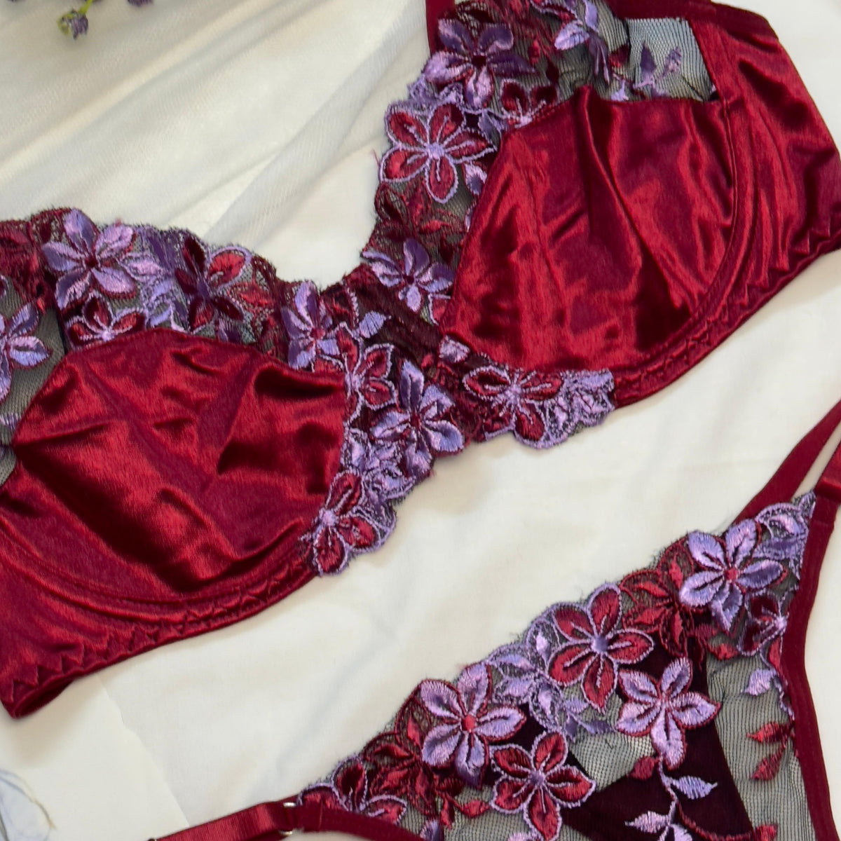 Silk Net Bra Set (Pack of 3)