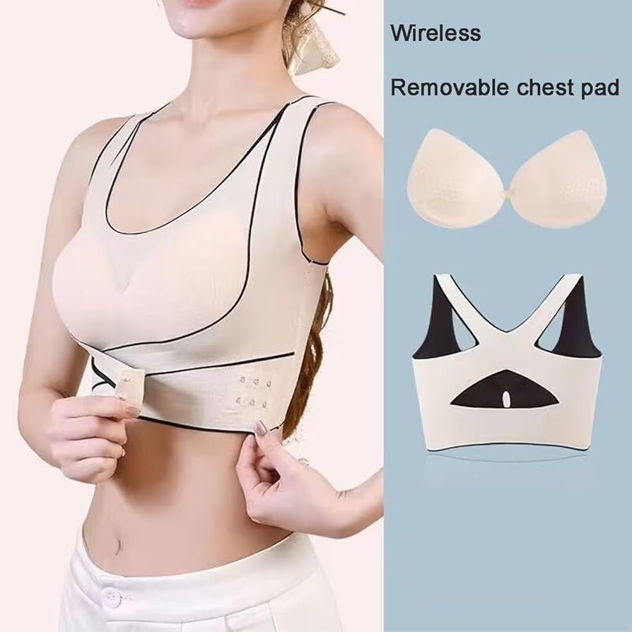 Wireless Side Clip Sports Bra