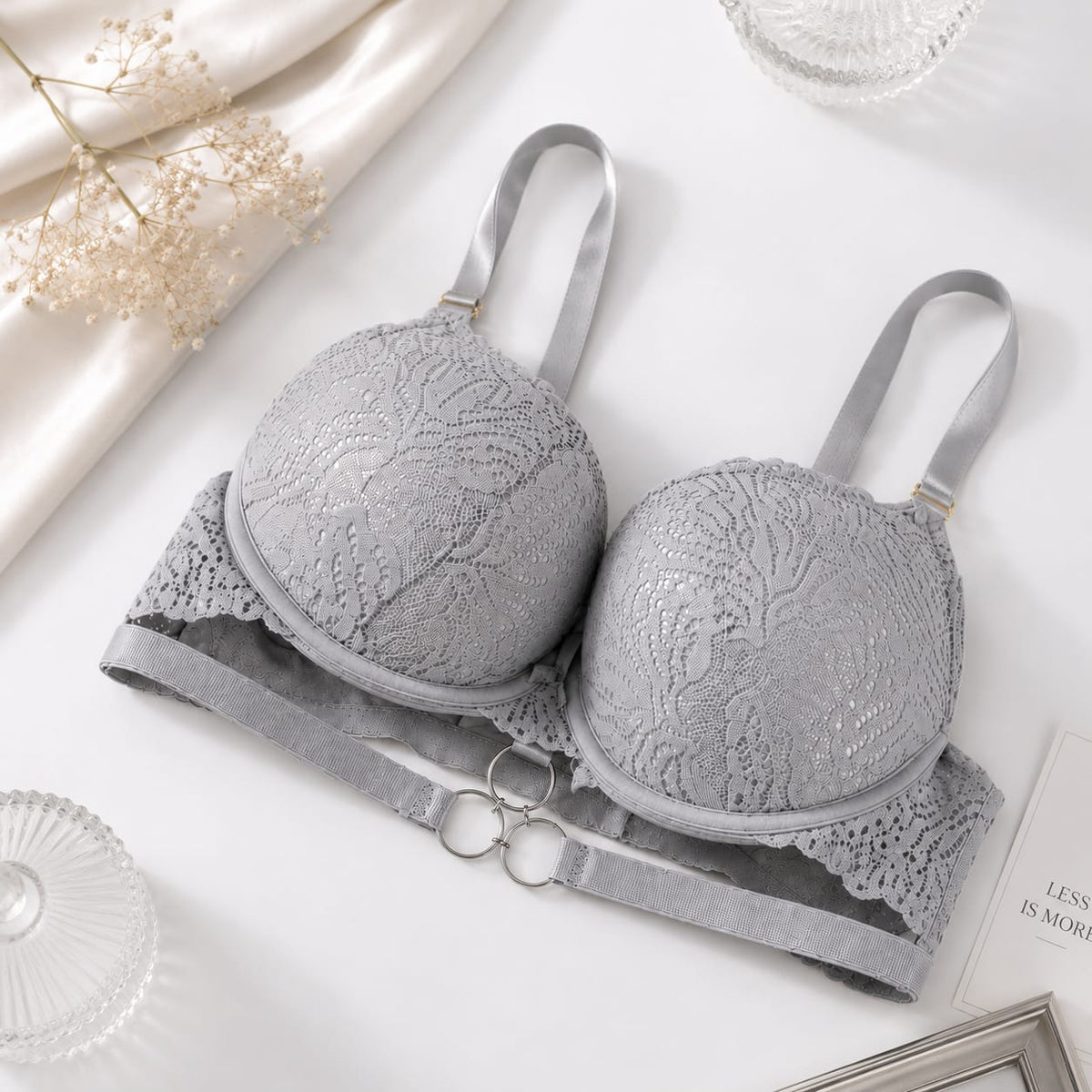 Lunevia Lace Push-Up Bra (Pack of 3)
