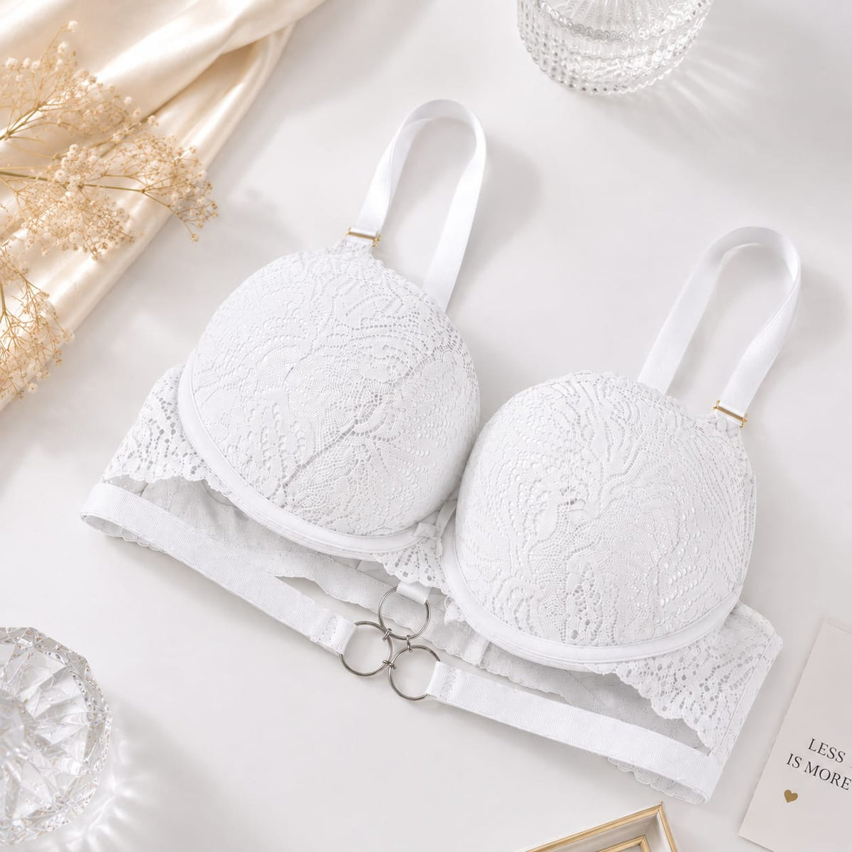 Lunevia Lace Push-Up Bra (Pack of 3)