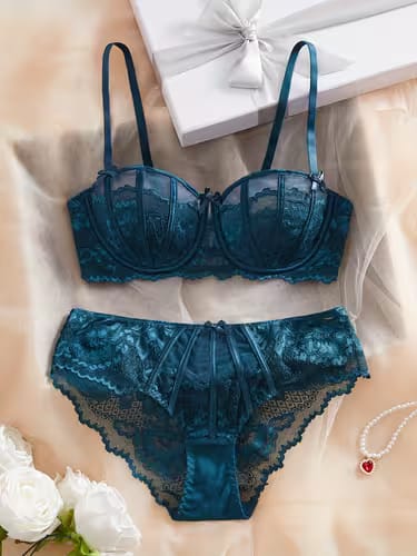 Floral Mesh Bra (Pack of 3)
