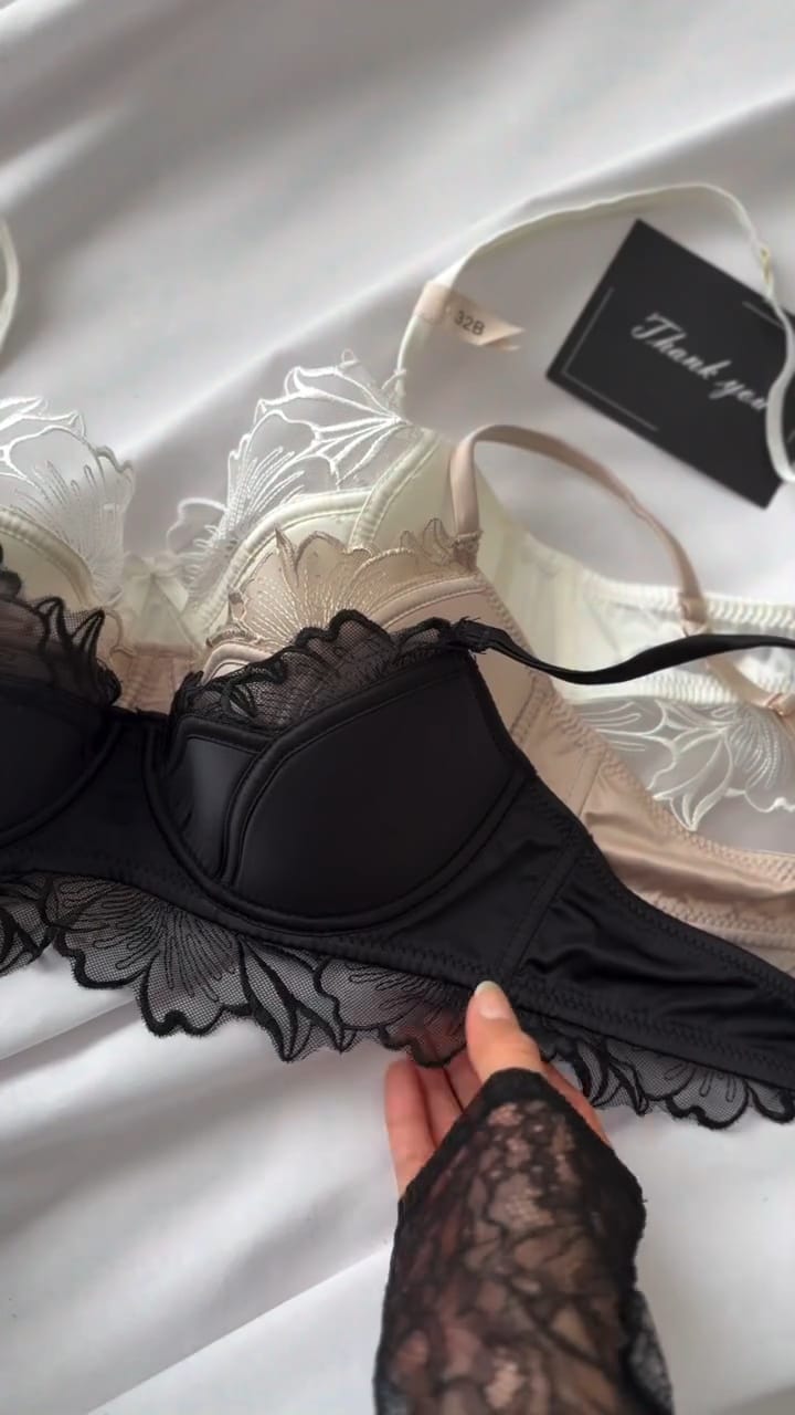 Floral Mesh Bra (Pack of 3)