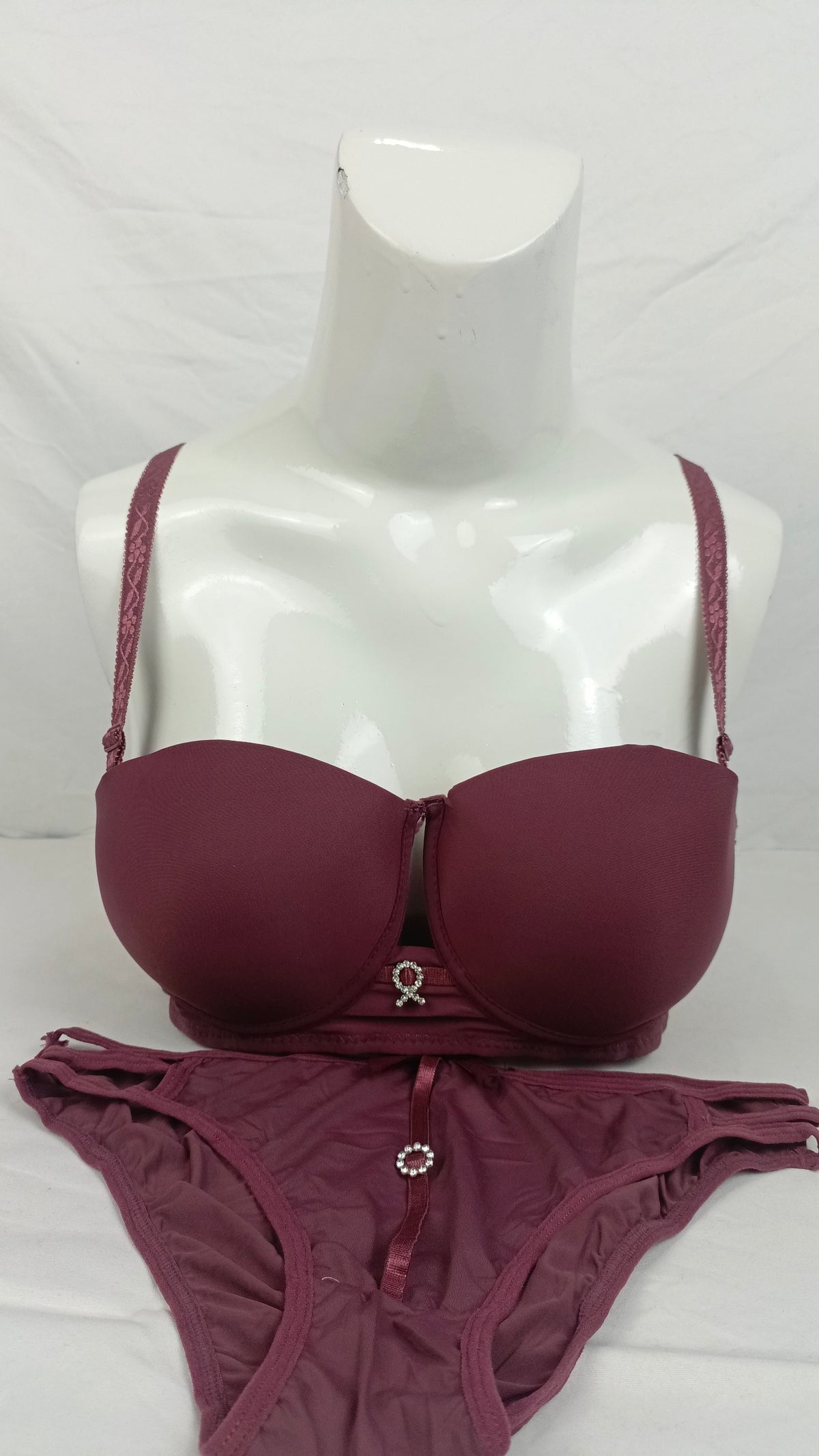 Double Padded Bra & Panty Set (Pack of 3)