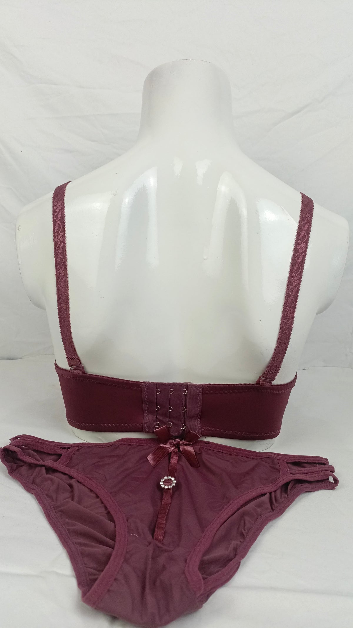 Double Padded Bra & Panty Set (Pack of 3)
